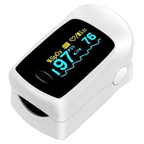 Image of BLT M70B Oxygen Monitor Finger Adults, Fingertip Pulse Oximeter CE Approved, UK Standard, SpO2 Blood Oxygen Saturation Sats Monitor Oxymetre Probe with Heart Rate and Perfusion Index