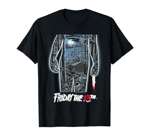 Image of Friday The 13th Original Poster T-Shirt, Men, Black, X-Large