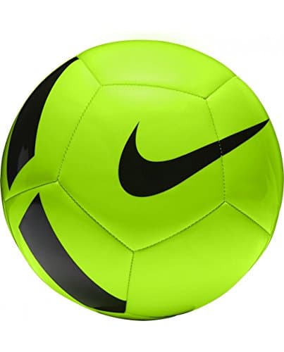 Image of Nike NK Pitch TEAM Ball, Unisex, Green (Electric Green/Black), 5, 1 piece