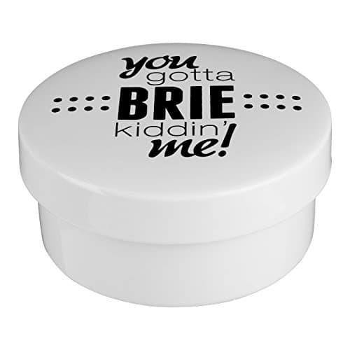 Image of Premier Housewares Pun and Games Cheese Baker, White