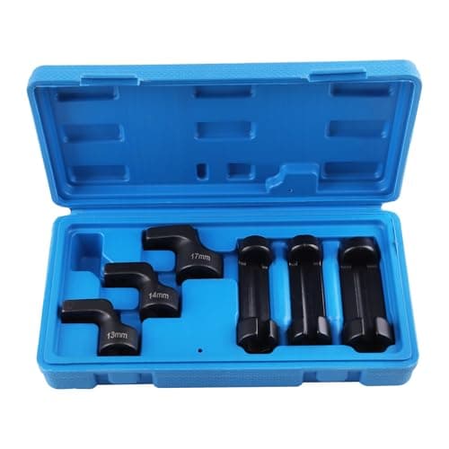 Image of maXpeedingrods 6pc EGT Sensor Socket Set 13 14 17mm 3/8" dr Exhaust Temperature Removal Tool Kit