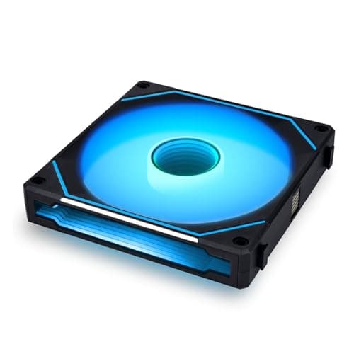 Image of Lian Li UNI FAN SL140 Infinity RGB Black 140mm Addressable Fan - High-Performance Cooling with Infinity Mirror Effect