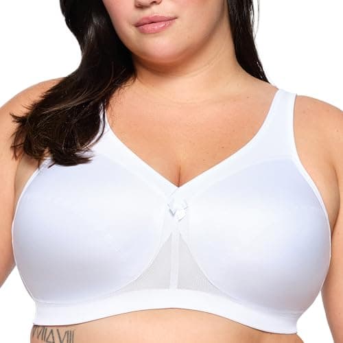 Image of Glamorise MagicLift Active Support Wirefree Bra 1005 (Women's & Women's Plus) White