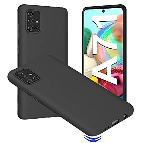 Image of For Samsung A71 Case,Galaxy A71 Phone Cover Shockproof,Black,Soft TPU Protective Cases,Anti-Slip,Anti Scratch,Carbon Fiber,Ultra [thin Slim Fit],Rreinforced Corner,For GalaxyA71 2020