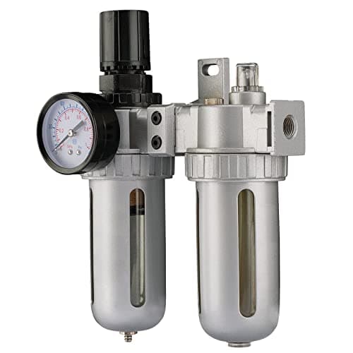 Image of Draper 70824 1/4" BSP Combined Filter/Regulator/Lubricator Unit, Silver, One Size