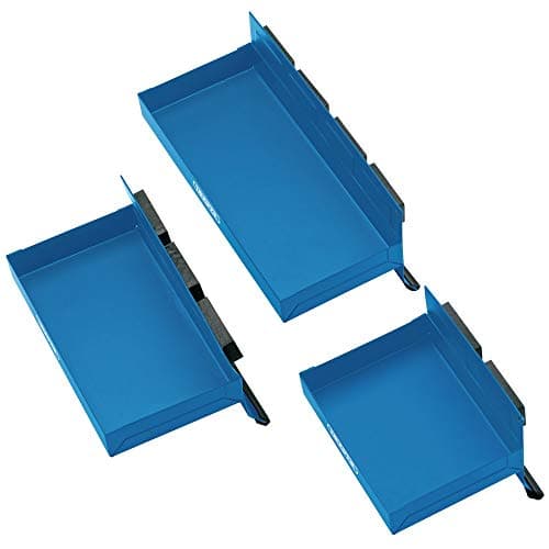 Image of Draper 11755 Magnetic Tool Tray Set (3 Piece), Blue