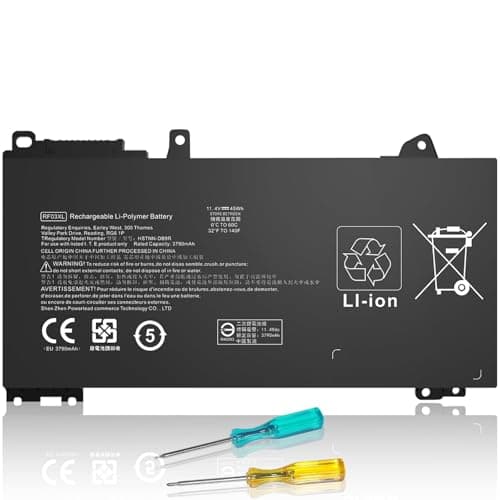 Image of ALIPOWER RF03XL Laptop Akku Ersatz für HP ProBook 430 440 445 450 455,455R G6 G7 ZHAN 66 Pro 13 14 15 G2 Serie L84354-005 L83685-AC1 HSTNN-OB1Q HSTNN-DB1Q HSTNN-DBN 9A HSTNN N-UB7R…