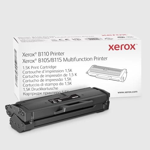 Image of Xerox Genuine Black Toner Cartridge B110 / B105 / B115 (1,500 pages) - 006R04961