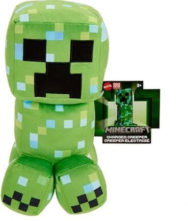 Image of Minecraft The Game Charged Creeper Plush 8-Inch