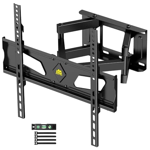 Image of FORGING MOUNT TV Wall Mount for 26-65 inch Flat & Curved TVs up to 45kg, Swivels Tilts Extends Dual Articulating Arms Full Motion TV Wall Bracket, Max. VESA 400x400mm