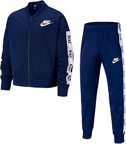 Image of Nike G NSW TRK Suit Tricot Tracksuit - Blue Void/White/Blue Void/(White), Large