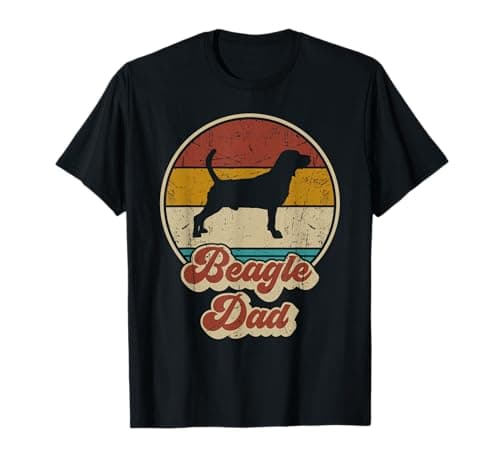 Image of Mens Beagle Dad Funny Dog Lovers Gift Men Beagle Dog Daddy T-Shirt