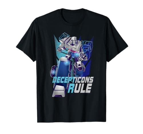 Image of Transformers Megatron Decepticons Rule Epic Logo T-Shirt