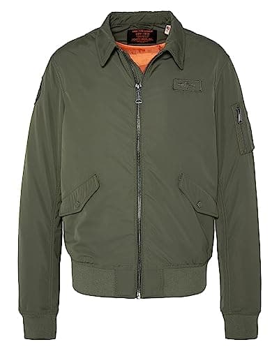 Image of Schott NYC Men's Jacket, khaki, M