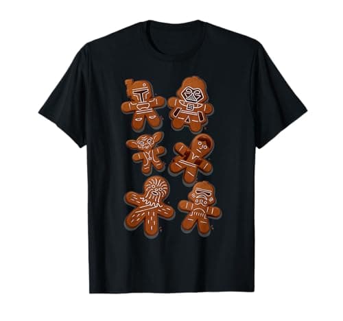 Image of Star Wars Gingerbread Cookie Characters T-Shirt