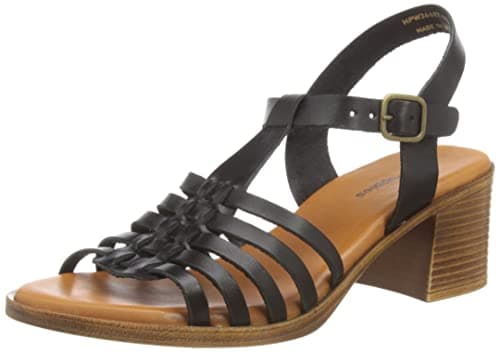 Image of Hush Puppies Womens Greta Heeled Sandal, Black, 6 UK