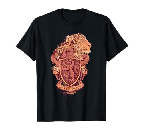 Image of Harry Potter Gryffindor Sketch Crest T-Shirt