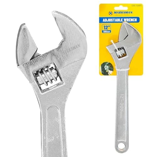 Image of BARGAINS-GALORE 12” Heavy Duty Adjustable Wrench - Spanner for Pipes, Plumbers Hand Tool | DIY Easy Grip Handle. Multi Purpose Household Garage Tool, Strong & Durable