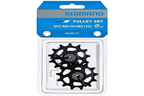 Image of Shimano Spares Deore XT RD-M8100/8120 tension and guide pulley set, Black