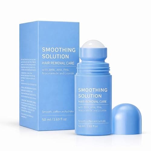 Image of Smoothing Solution Ingrown Hair Treat/ment 50ml - Ingrown Hair Serum for Razor Bumps with BHA AHA, After Shave Care for Men & Women, Suitable for Underarm, Face, Neck & Legs