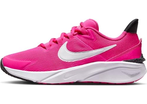 Image of Nike DX7615-601 Nike Star Runner 4 NN (GS) Unisex Fierce Pink/White-Black-Playful PIN UK 4.5