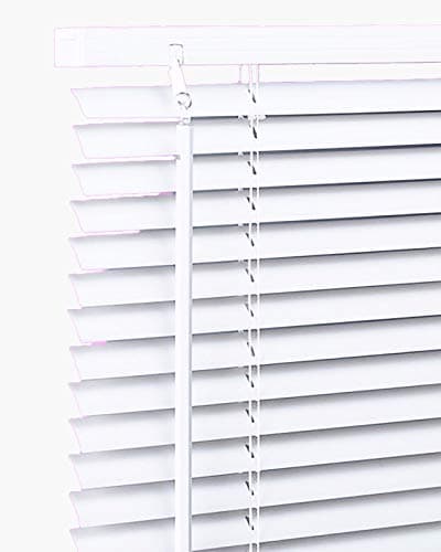 Image of White PVC Venetian Blind Blinds Easy Fit Curtains Trimmable Fittings Windows Treatment Shutters Twist Open Close Pay only 1 Flat shipping £3.99 for multiple buying (White, 120 W x 213 L)