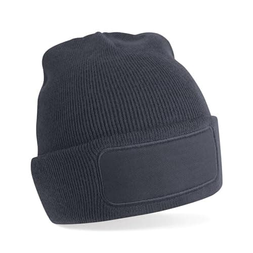 Image of Beechfield - Patch Beanie - Graphite Grey