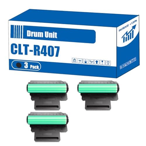 Image of Compatible for Samsung CLT-R407 Drum Unit CLP-320 CLP-320N CLP-325 CLP-325W Printers, High Yield 34000 Pages, Accurate Imaging Rich Colors (3 Pack Black)