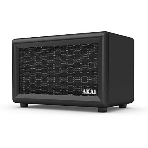 Image of Akai Retro Bluetooth Speaker with Built-in Rechargeable Battery - Black