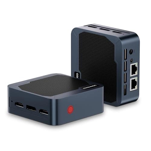 Image of Ultra-Quiet Mini PC Windows 11 Pro Preinstalled, C2 Neo Intel N95 (up to 3.4GHz), 12GB RAM, 512GB SSD. Mini Computers Compact with WiFi 5, BT 5.0, Dual Ethernet Mini Desktop for Home/Office