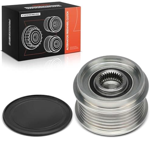 Image of Frankberg Alternator Freewheel Clutch Pulley with 6 grooves Compatible with Polo 9A 9N Fabia I 6Y2 6Y5 6Y3 Ibiza III 6L1 Cordoba 6L2 Replace# 03D903119A