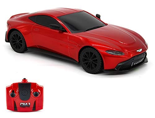 Image of CMJ RC Cars™ Aston Martin Vantage Officially Licensed Remote Control Car. 1:24 Scale Red