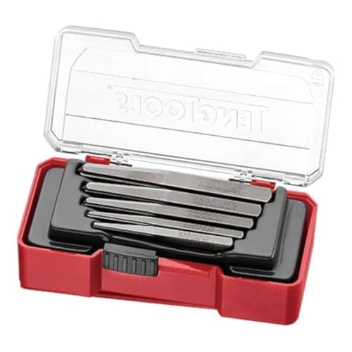 Image of Teng Tools 5 Piece Damaged/Stripped Screw Extractor Remover Set with Hardness HRC50-52 - TJSE05S