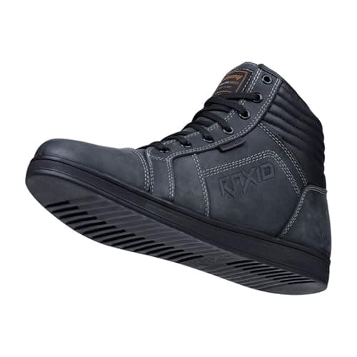 Image of RAXID Men’s & Women’s Motorcycle Urban Casual sneakers - Boots Waterproof, CE-Certified, Genuine Leather, Non Slip motorbike shoes (10, UK Footwear Size System, Adult, Men, Alpha, Medium, Medium)