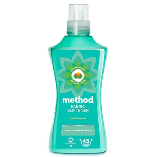 Image of Method Fabric Softener, Tropical Coconut, 45 Washes, 1.575 l (Pack of 1)
