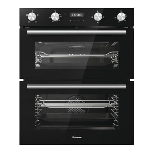 Image of Hisense BID75211BGUK Built Under Electric Double Oven - Black - A/A Rated