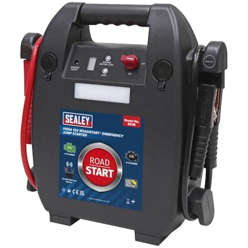 Image of Sealey RoadStart® Emergency Jump Starter 1100A 12V - RS1B, 900A, Black