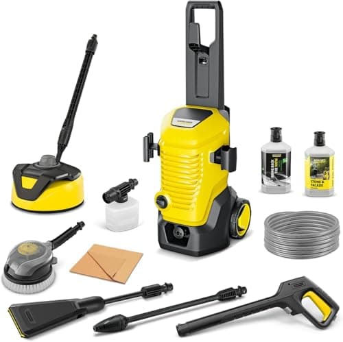 Image of Kärcher high-pressure washer K 5 WCM Flex eco!Booster Car & Home, pressure: max. 145 bar, flow rate: 500 l/h, coverage: 40 m²/h, weight: 12.5 kg, high-pressure hose, eco!Booster, Car & Home Kit
