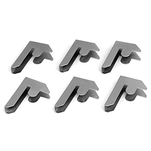 Image of Garage Shelving Bay Connector Clips, Galvanised Steel, Pack of 6 Galwix Storage Shelving Connectors