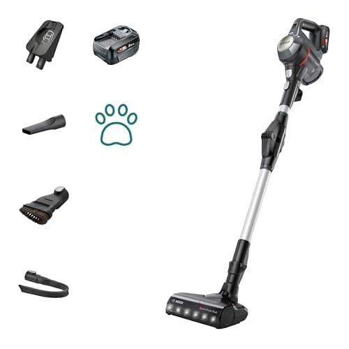 Image of Bosch Unlimited 7 BCS711GB ProHome MultiUse Lightweight Cordless Vacuum Cleaner with Flex Tube & Accessories, 1 Battery 40 minutes runtime - Anthracite