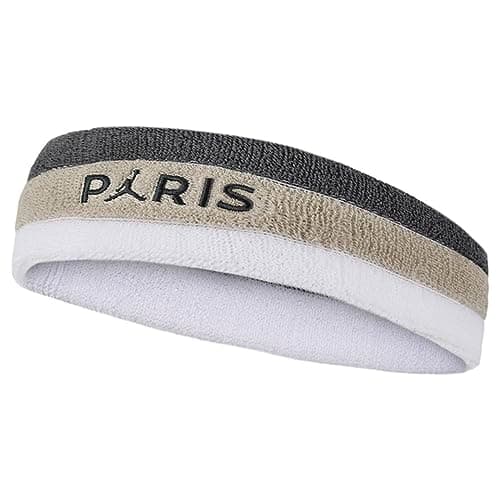 Image of Nike Jordan Jumpman Terry Headband in Cardinal Iron Grey/Stone/Iron Grey, Size: One Size, J1009662056OS