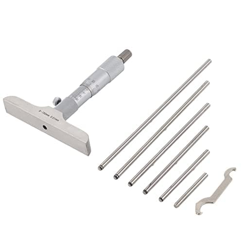 Image of Telescopic Bore Gauge Set, 4/6PCS Set 0-150mm Precision Telescopic Gauge Internal Bore Hole Gauge Set Bore Micrometer Measuring Tools (0-150mm 6 inches)