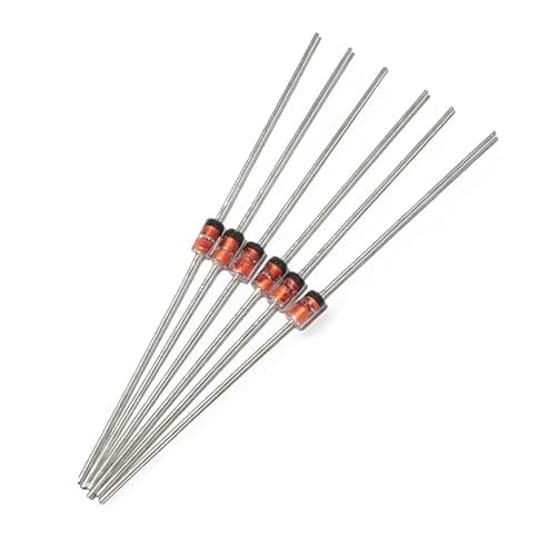 Image of 100PCS 1W Zener Diode Assorted Kit 3V 3 6V 5.1V 7.5V 10V 12V 13V 15V 16V 18V 20V 22V 24V 30V 33V 47V Assortment Set(100pcs 1N4729A 3.6V)