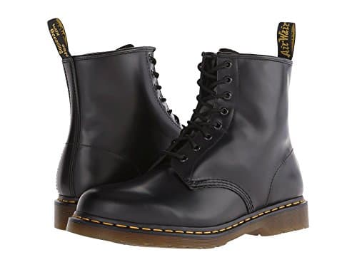 Image of Dr. Martens Mens Dr 1460 Smooth 11822006 Bovver Boots, Black, 9 UK