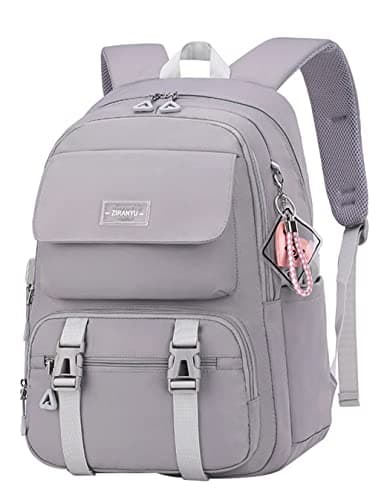 Image of SellerFun Teen Girls Casual Backpack High Middle School Daypack Women Daily Travel Laptop Bag(B Grey,29 Liters)