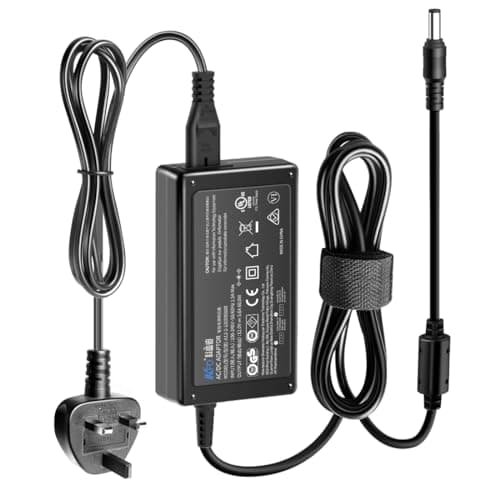 Image of 12V Power Supply, KFD AC DC Adapter Charger for Zebra Technologies ZQ600 ZQ610 ZQ620 ZQ630 ZR668 ZQ510 ZQ500 Mobile Printers, Arcade1up PacMan Gaming Machine PAC-A-302111 Legend Ultimate Charger