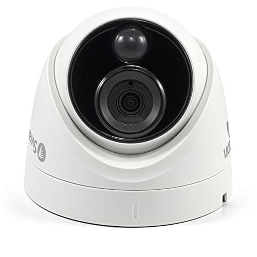 Image of Swann PIR Dome Security Camera, 4K Ultra HD Surveillance Cam w/Night Vision, Indoor/Outdoor, Heat & Motion Sensing, Add to DVR, SWPRO-4KMSD