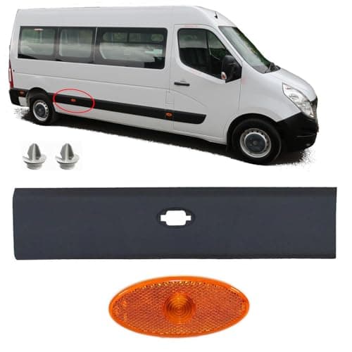 Image of NONSTOP AUTO Rear Right Side Body Moulding Panel Trim with Side Marker Light For RENAULT Master III VAUXHALL Movano B NISSAN Interstar NV400