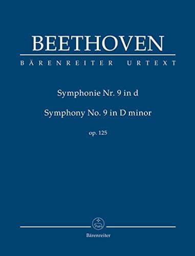 Image of BARENREITER TASCHENPARTITUREN BEETHOVEN L.V - SYMPHONIE NR. 9 IN D MINOR OP. 125 - STUDY SCORE Classical sheets Pocket score