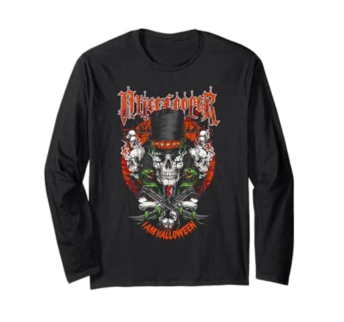 Image of Alice Cooper I'am Halloween Long Sleeve T-Shirt